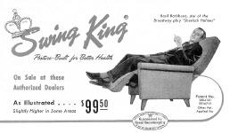 Swing King reclining chair ad