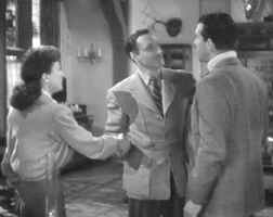 Joan Crawford, Rathbone, and Fred MacMurray