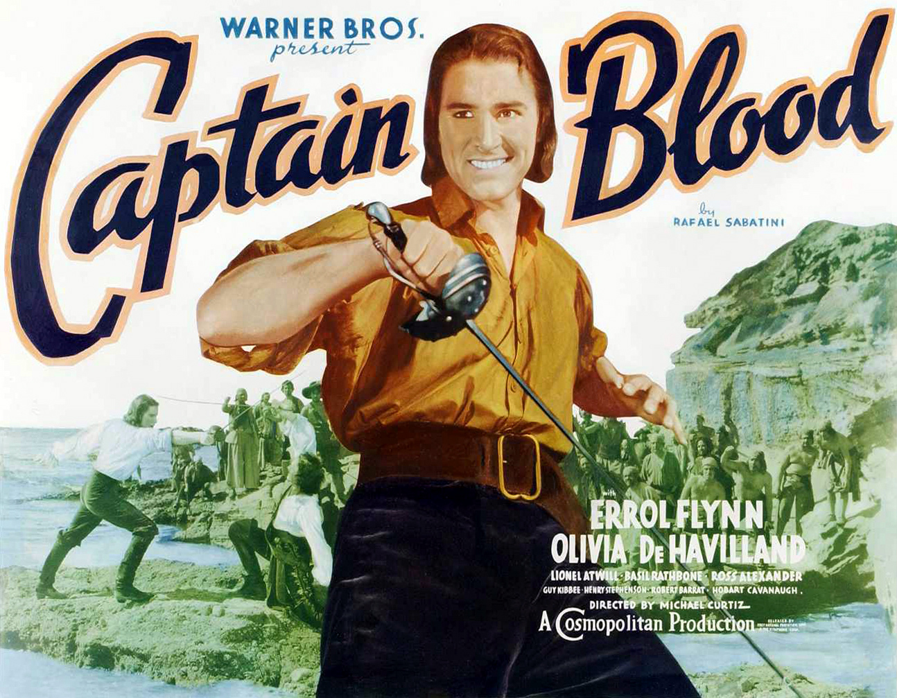 Image result for errol flynn as captain blood