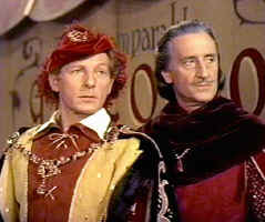 Danny Kaye and Rathbone