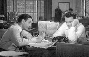 Basil Rathbone and George Brent