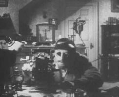 Holmes disguised as Professor Hoffner