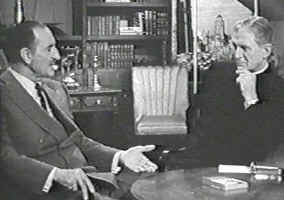 Basil Rathbone and Father Keller