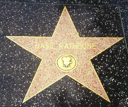 Star Hollywood on Master Of Stage And Screen   Rathbone S Stars On Hollywood Blvd