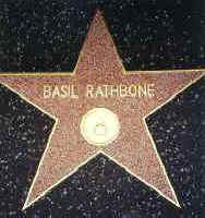 Rathbone's star for television