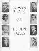 playbill for "The Devil Passes"
